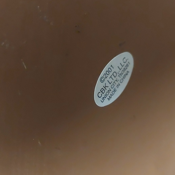 Vintage Brass & Ceramic Elephant reading a book - Picture 6 of 6